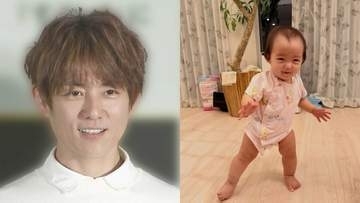 【 杉浦太陽 】　「ユメが、ついに歩いた　成長に、感動しております」第5子・夢空ちゃんの “初歩き” を報告　兄・幸空くんとの微笑ましい姿や “巨大プール遊び” も披露