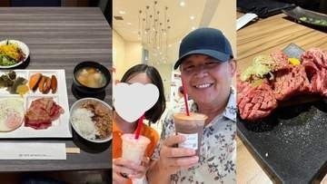 【 花田虎上 】　長女の試合帯同で充実の1日　朝食バイキングから豪華な焼肉まで満喫「お腹がいっぱい過ぎて目が開かない」