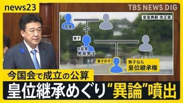皇室典範改正案が衆院通過 「本来なら反対すべき」 皇位継承をめぐり“異論”噴出も…今国会で成立の公算【news23】