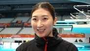池江璃花子「メダルはしっかり手の届く範囲にある」試合会場で初の公開練習　100mバタフライで56秒台狙う【アジア大会】
