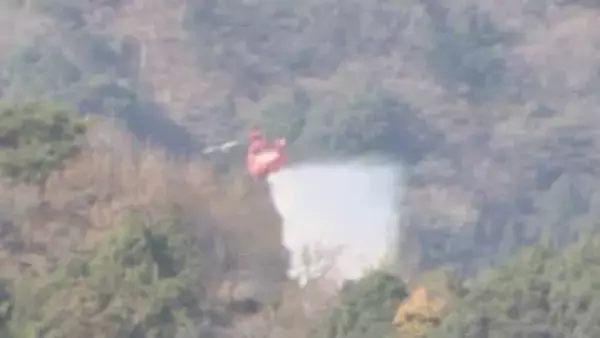 【速報】神奈川・日向山の山火事が鎮火　発生から1週間　伊勢原市が発表