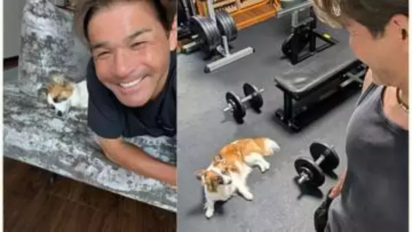 【 いぬ 】照英の愛犬「パピコ」が「監督」に　「ベンチプレス120kgあげる事が、今の目標だ！」