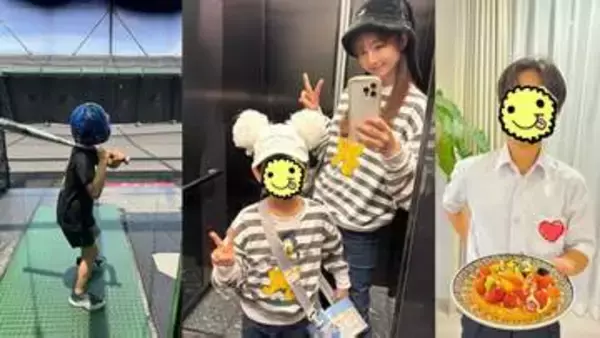 【 小倉優子 】　3人の子供とのアクティブな近況報告　ディズニー・バッティングセンター・ホタル観賞まで「一緒にお出かけしてくれる時に沢山遊んでもらいます笑」