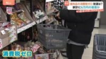 総選挙の争点「食料品の消費税ゼロ」 家計負担軽減は“年間6万円以上” 財源は？