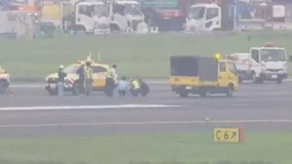 【速報】羽田空港C滑走路の中心部付近に深さ5センチほどの穴　修復作業で午後6時頃まで滑走路閉鎖し運航に影響
