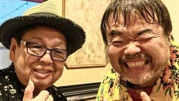 【高木ブー】2ショット写真を添えてグレート義太夫さんを追悼「彼は楽器もやっていたので、共通の話題も沢山ありました」