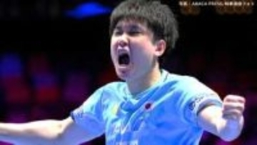 日本男子、ベスト4進出で2大会ぶりのメダル確定！張本智和は2戦2勝と獅子奮迅の活躍でドイツに快勝【卓球 世界選手権】