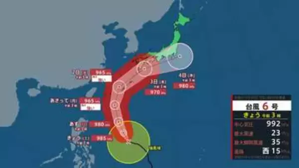 週末も季節外れの真夏日続出　5月真夏日最多記録も　来週は今年初めて台風接近のおそれ