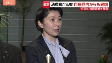 食料品の消費税率1％案に自民党内からも異論　小渕優子元選対委員長が税調幹部を辞任意向…消費税減税などの方針に反対姿勢示したか