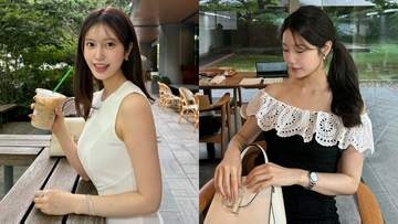 【 阿部なつき 】　休日のほうじ茶ティーラテを楽しむ姿を公開「ランチして少し散歩したおやすみの日〜」