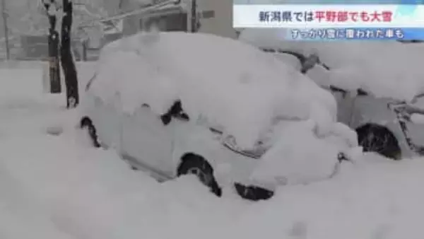 新潟は平野部でも大雪見込み 平年の倍以上の積雪も　交通障害に警戒