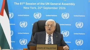 パレスチナのアッバス議長「非武装の国家を目指す」 “2国家共存”呼びかけ　国連総会で演説