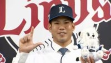 西武・桑原将志が入団会見「すごく悩んだ」決め手は「広池さんから熱いお言葉を」背番号は“7”