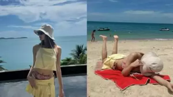 【 王林 】　 「夏はじめるよー」圧巻のプロポーションでリゾート満喫　 砂浜での日光浴やビキニ姿に「スタイル良すぎる」「めちゃくちゃ素敵です」の声