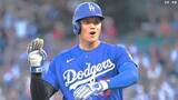 「大谷翔平 第1打席四球で出塁、日本人最長タイの43試合連続出塁を達成！2009年のイチロー氏に並ぶ快挙」の画像1