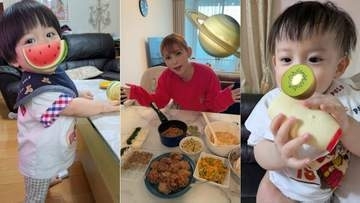 【 中川翔子 】双子は九州でメガシンカ〝弟は基本的に立ってお兄ちゃんも歩くように〟〝帰るまでに離乳食ストックいっぱい〟