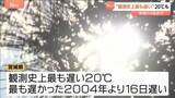 「「いつもより暑い」宮城県で史上最も遅い20℃を観測　9月下旬並みまで気温上がる　公園でピクニック楽しむ人の姿も」の画像1