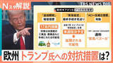 「「同盟国への関税は誤りだ」トランプ氏の“グリーンランド関税”に欧州猛反発、貿易バズーカ「ACI」発動の現実味【Nスタ解説】」の画像1