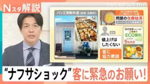 “ナフサショック”でパン袋も在庫枯渇　災害物資の安定供給にも暗雲　広がる「マイ〇〇」【Nスタ解説】