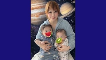 【 中川翔子 】「背景で旅するのにハマってます」AI生成背景で双子と〝木星旅行〟「いつか本当に行こうね！」