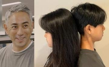 【市川團十郎】長女・麗禾さん　長男・勸玄さんと山で過ごす夏休み　2人の背比べショット公開「おぉ、、なんか最近　カンカン大きい？かなと」