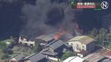 「工場で火事、隣接する山林にも延焼　約5時間後に消し止められる　従業員の男性1人が顔と右腕にやけど　岐阜・美濃市」の画像1