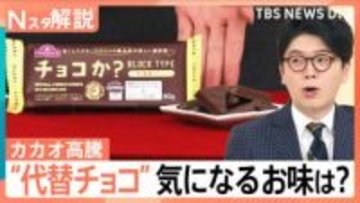カカオ高騰で市場に異変！ “代替チョコ”次々登場、バレンタイン 今年は「ファミチョコ」さらに浸透か【Nスタ解説】
