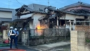 焼け跡から2遺体見つかる　千葉・東金市の住宅で火事　住人とみられる高齢女性と娘の2人と連絡取れず　警察が身元確認を進める