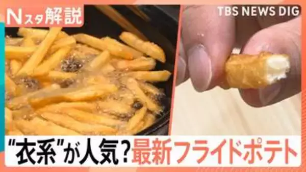 サイドメニューから主役へ！フライドポテトに熱い視線　中国・インド産や「高級ポテト」まで広がる世界【Nスタ解説】