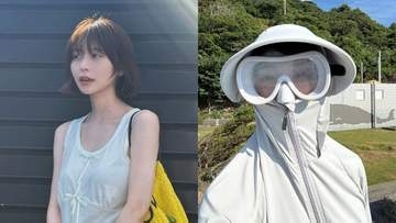 【 長濱ねる 】　「なつ、しふく」私服コーデを一挙公開　爽やかノースリーブから海満喫のシュノーケリング姿や日焼け対策ショットも