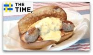 “太さ4cm”のソーセージや“真っ黒”パン…「進化系ホットドッグ」人気ナゼ？【THE TIME,】