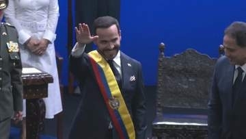 コロンビアで新大統領が就任　武装ゲリラ撲滅を誓う