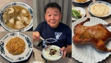 【 花田虎上 】　自宅で“北京ダック”に舌鼓　朝食自炊から夕食の本格中華まで…1日の食卓を公開「お家でレストランみたいな北京ダック」と反響