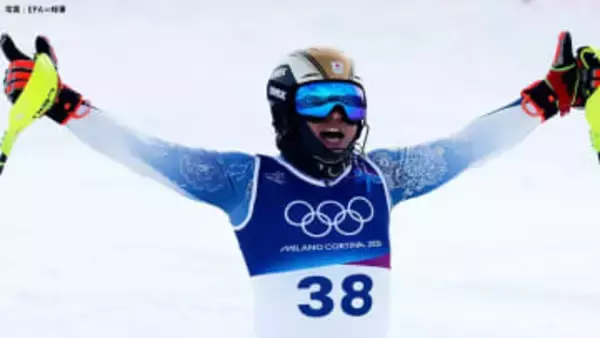 「グラッチェ！」アルペン相原史郎、攻めの滑りで20位、会心の笑顔でフィニッシュ【ミラノ五輪】