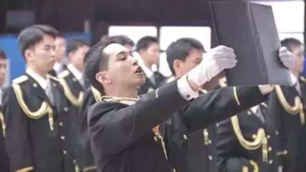 皇宮警察学校で入校式「不偏不党かつ公平中正に」　50人が決意新たに　逮捕術や茶道などの訓練・研修にのぞむ