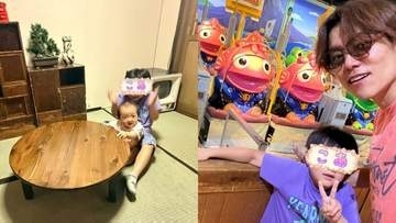 【 杉浦太陽 】三男＆次女の “昭和タイムスリップ” ショットを公開　「ちゃぶ台と箱型テレビがいい感じ」