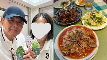 【 花田虎上 】　娘・百華さんのゴルフ送迎で奮闘「おじさんは顔が疲れています」夕食はイタリアンでご褒美パスタと抹茶アイス