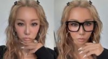 【 倖田來未 】 「撮影だったよん」　オフショットにファン反響　「髪型も素敵やし！」「眼鏡掛けてるくぅちゃんホントらぶ♥」