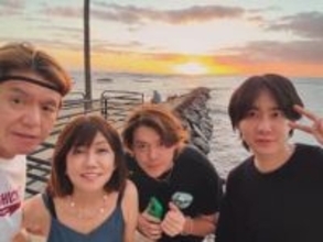 【 ヒロミ ＆ 松本伊代 】　家族４人ショット　長男・小園凌央さんが公開　「ヒロミさん二人！？」「めちゃそっくり」反響続々