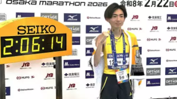 平林清澄 日本選手トップの5位！2時間6分14秒、大逃げの吉田を37kmで捉える冷静なレース展開【大阪マラソン】
