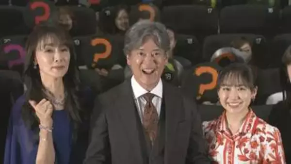 【 唐沢寿明 】ムカつく不敵な司会者役に「僕も観た時に相当ムカついた」芦田愛菜・浅野ゆう子は〝間近でダークユーモアを堪能できた〟