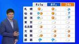 「きょうの関東は雨具と上着が手放せず　今週末は全国的に変わりやすい空模様　カバンには折りたたみ傘を」の画像1