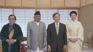 天皇皇后両陛下　皇居でネパール大統領夫妻と面会　1987年のネパール訪問を振り返り