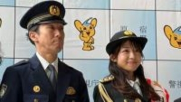 「身近にいろいろな詐欺が起きている」タレントの中村静香さんが特殊詐欺防止を訴え 東京・JR原宿駅 警視庁