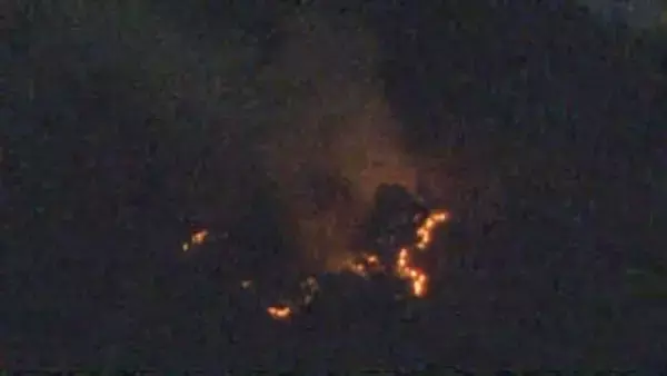 【速報】神奈川・伊勢原市の日向山で火事　延焼中