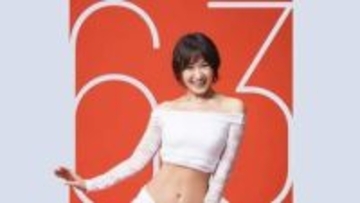 【 樫木裕実 】63歳の誕生日を迎え〝カーヴィーボディ〟オレンジ鮮やか大パネルに登場　フォロワー感嘆「AIじゃないよ、加工もないよ、本物ー！！」