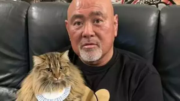 【 ねこ 】武藤敬司の愛猫「ルビー2歳の誕生日」もはや「俺の唯一の友達」　フォロワー祝福「似てますね」「似てるぞ」