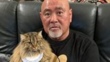 【 ねこ 】武藤敬司の愛猫「ルビー2歳の誕生日」もはや「俺の唯一の友達」　フォロワー祝福「似てますね」「似てるぞ」