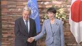 「「国連を中核とする多国間主義に対する確固たる支持は普遍」高市総理と国連グテーレス事務総長が会談　北朝鮮の対応協力などで一致」の画像1