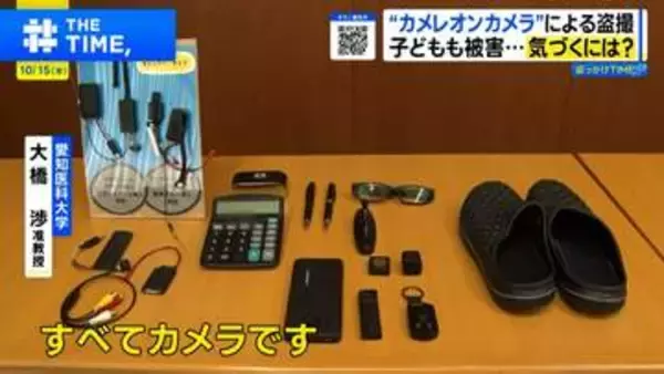 盗撮増加 巧妙化する“カメレオンカメラ”の実態と対処法 子どもも被害に「違和感こそがキーワード」【THE TIME,】【追っかけTIME】